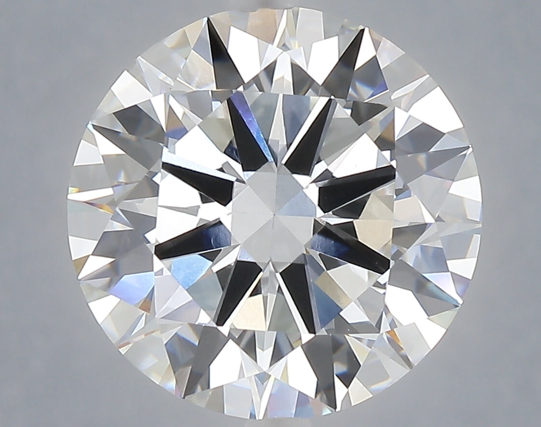 7.01 carat round lab grown diamond E color VVS2 clarity