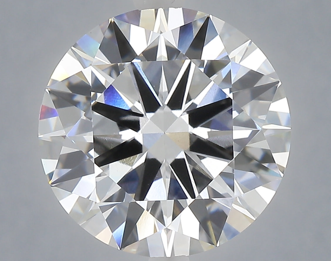 7.01 carat round lab grown diamond F color VVS2 clarity