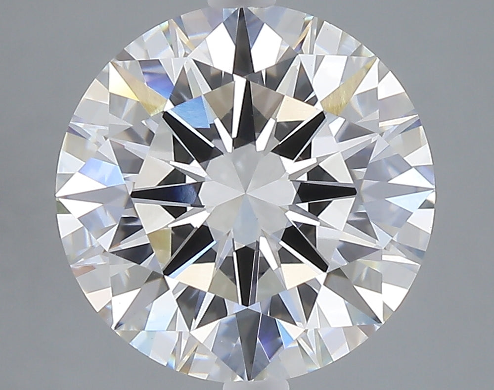 5.03 carat round lab grown diamond F color VVS2 clarity