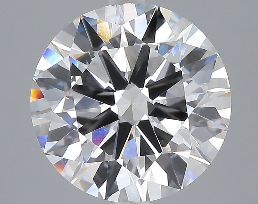 5.01 carat round lab grown diamond E color VS1 clarity