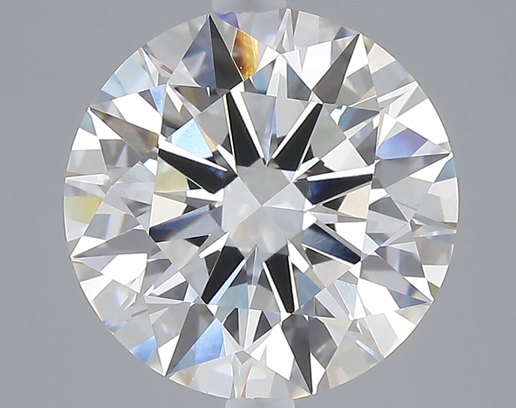 5.10 carat round lab grown diamond F color VVS2 clarity