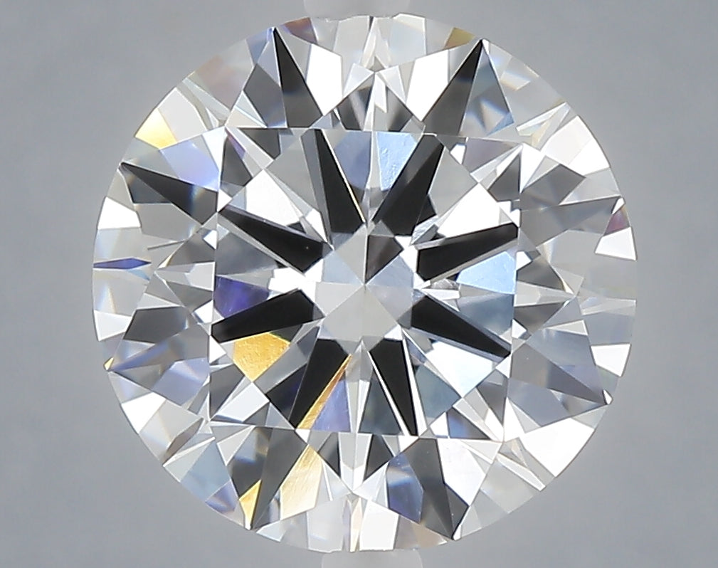 5.01 carat round lab grown diamond E color VVS2 clarity