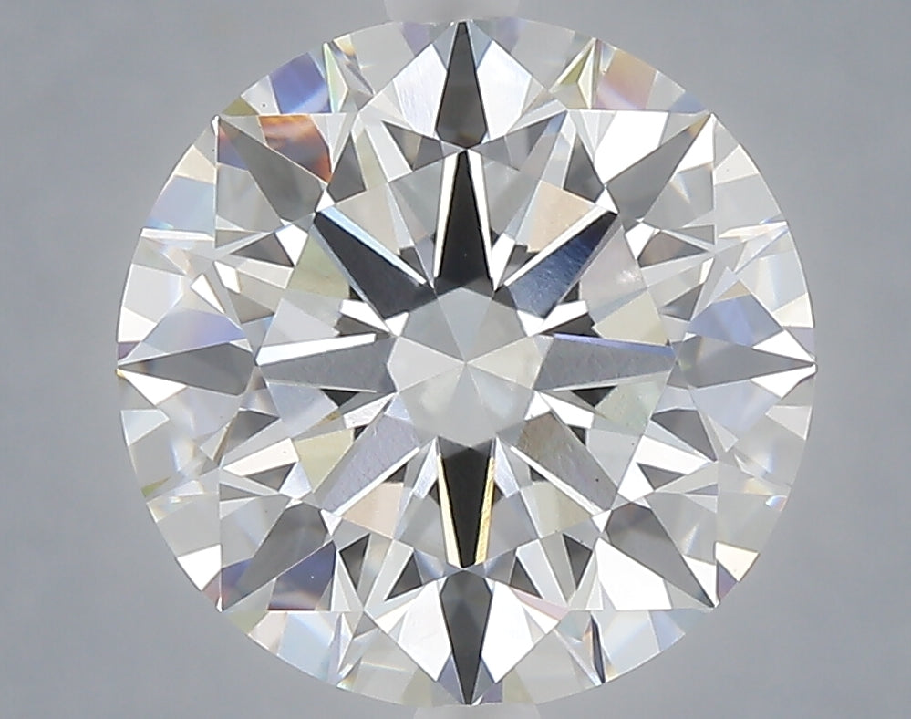 5.08 carat round lab grown diamond F color VS1 clarity