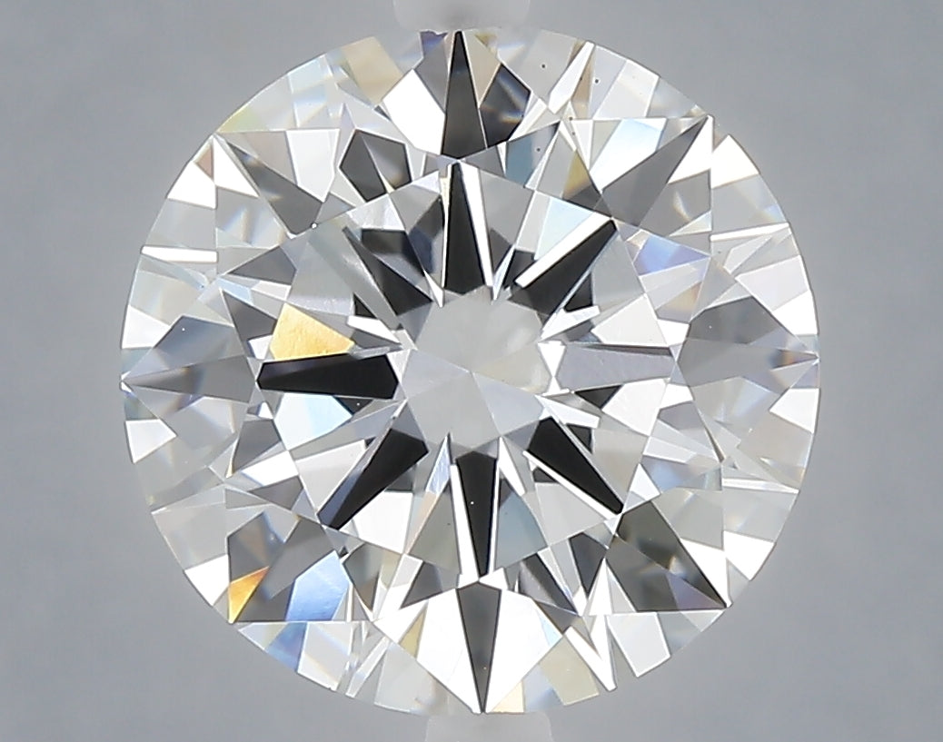 5.01 carat round lab grown diamond E color VS1 clarity