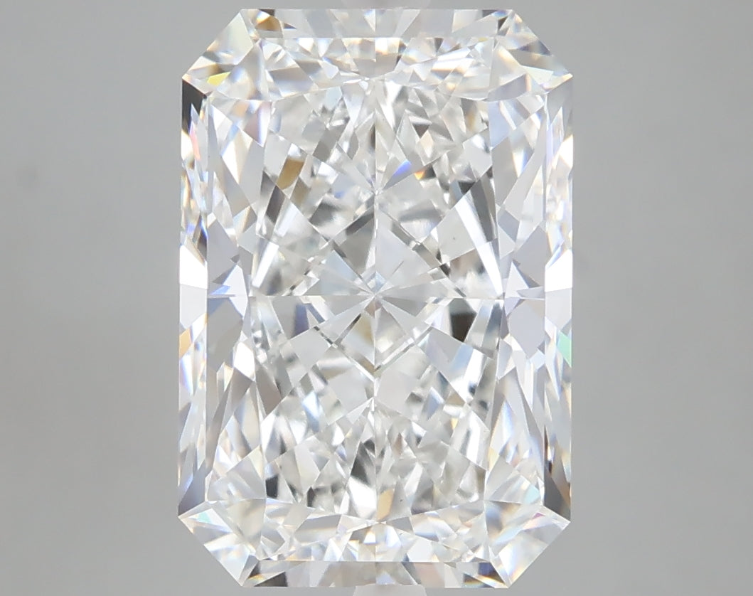 5.20 carat radiant lab grown diamond F color VS1 clarity