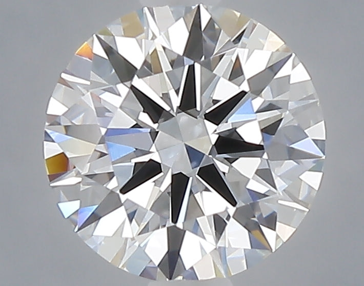 1.01 carat round lab grown diamond D color VVS2 clarity