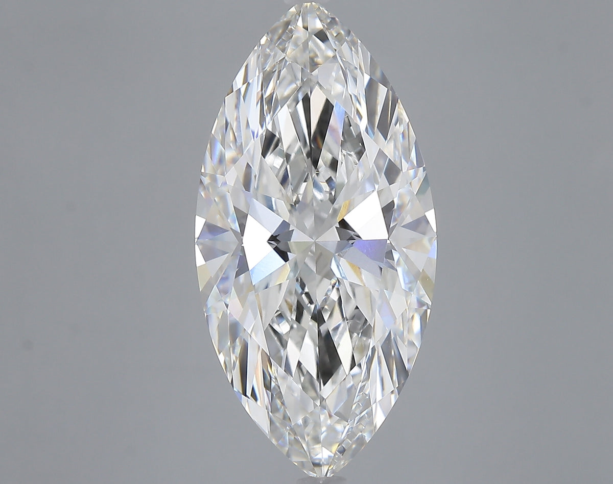 8.55 carat marquise lab grown diamond F color VVS2 clarity