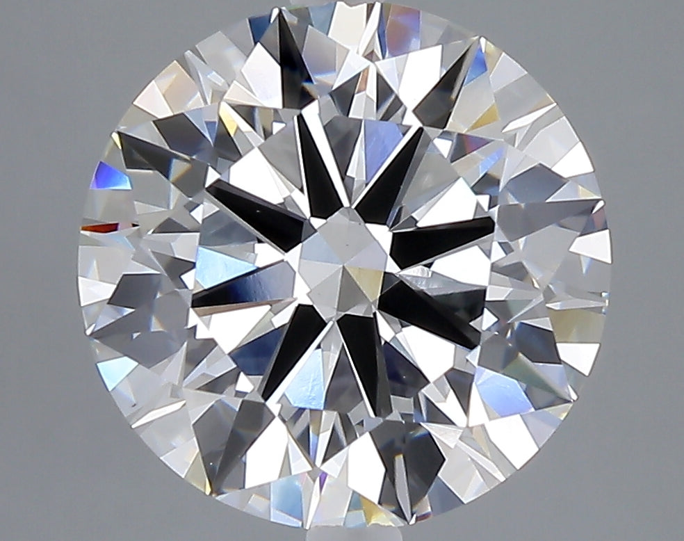 5.06 carat round lab grown diamond F color VS1 clarity