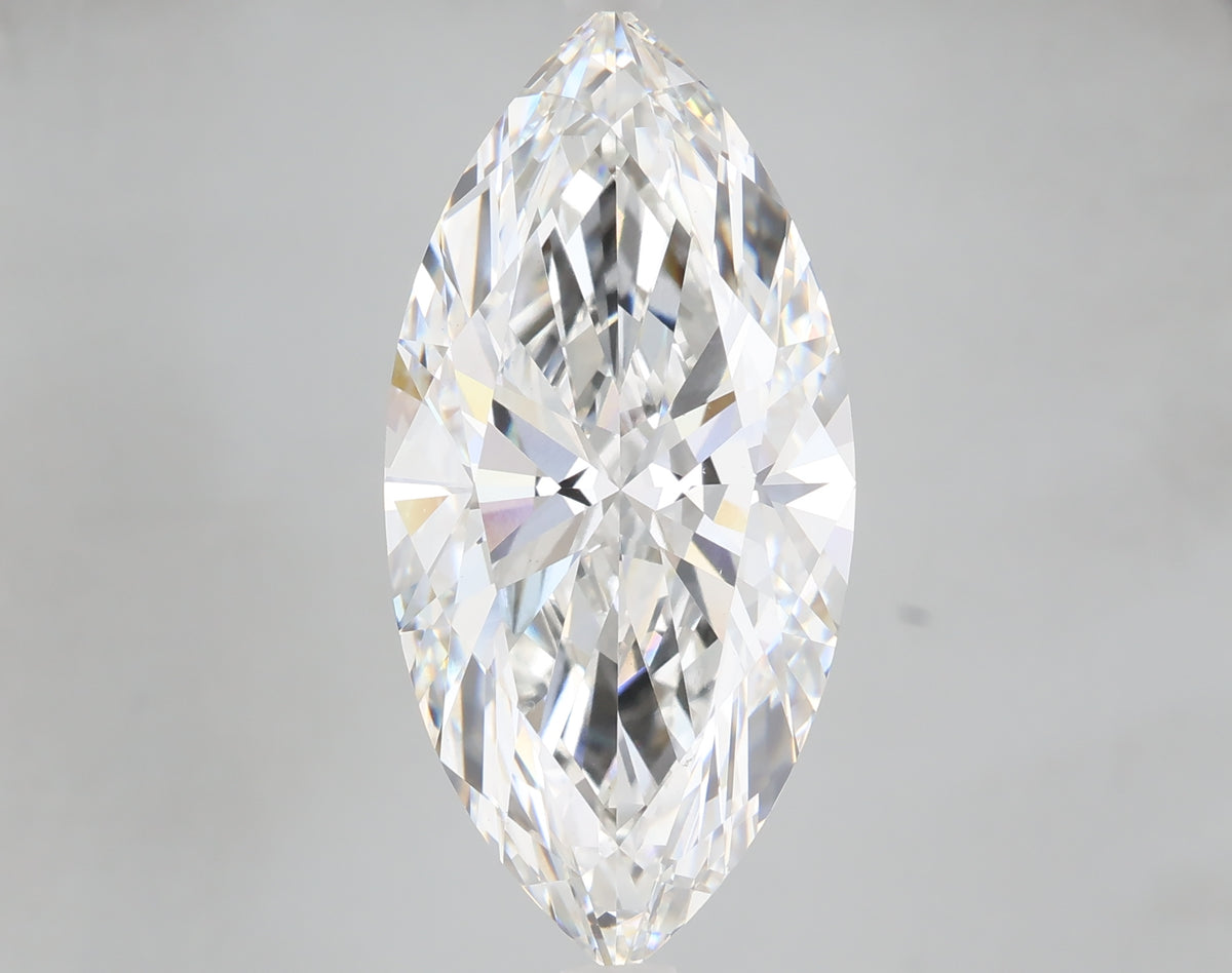 9.05 carat marquise lab grown diamond F color VVS2 clarity