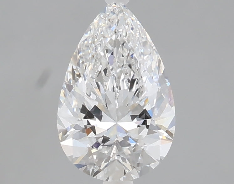 1.03 carat pear lab grown diamond D color VVS2 clarity