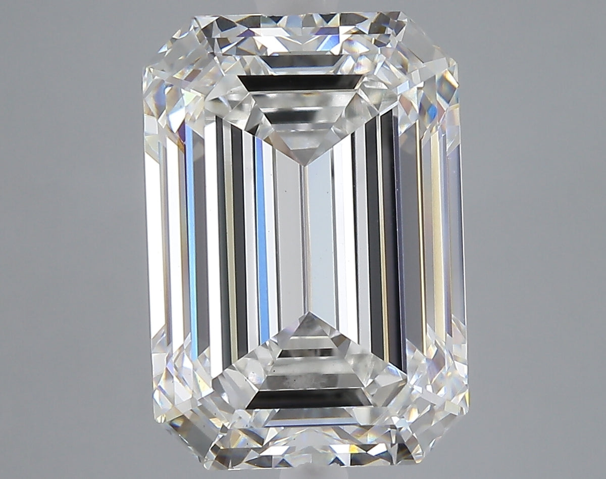 9.10 carat emerald lab grown diamond F color VS1 clarity
