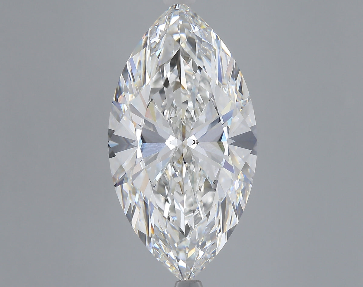 10.01 carat marquise lab grown diamond F color VVS2 clarity