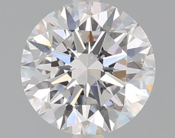 1.05 carat round lab grown diamond D color VVS2 clarity
