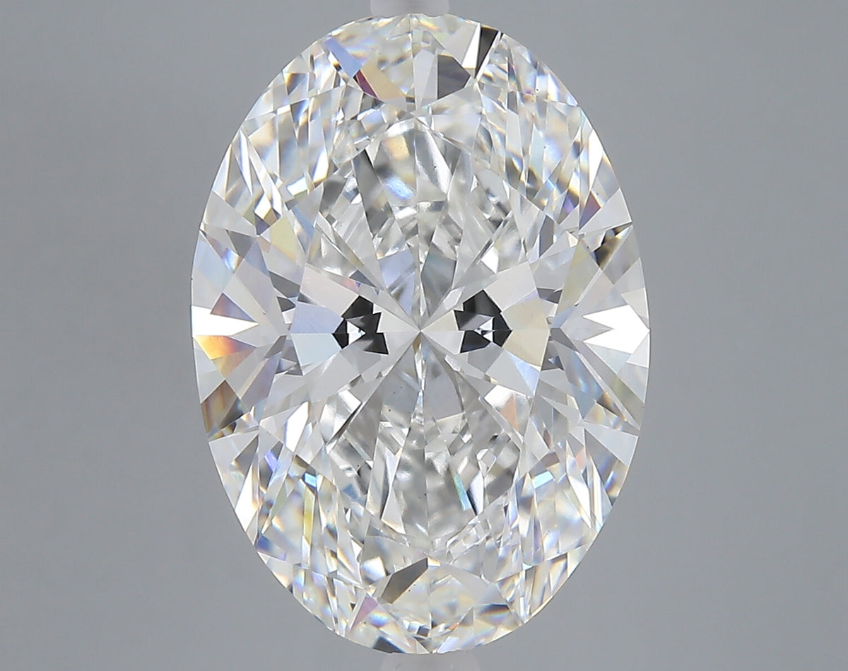 9.00 carat oval lab grown diamond F color VVS2 clarity