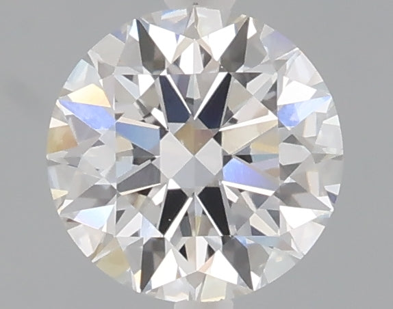 1.07 carat round lab grown diamond E color VVS2 clarity