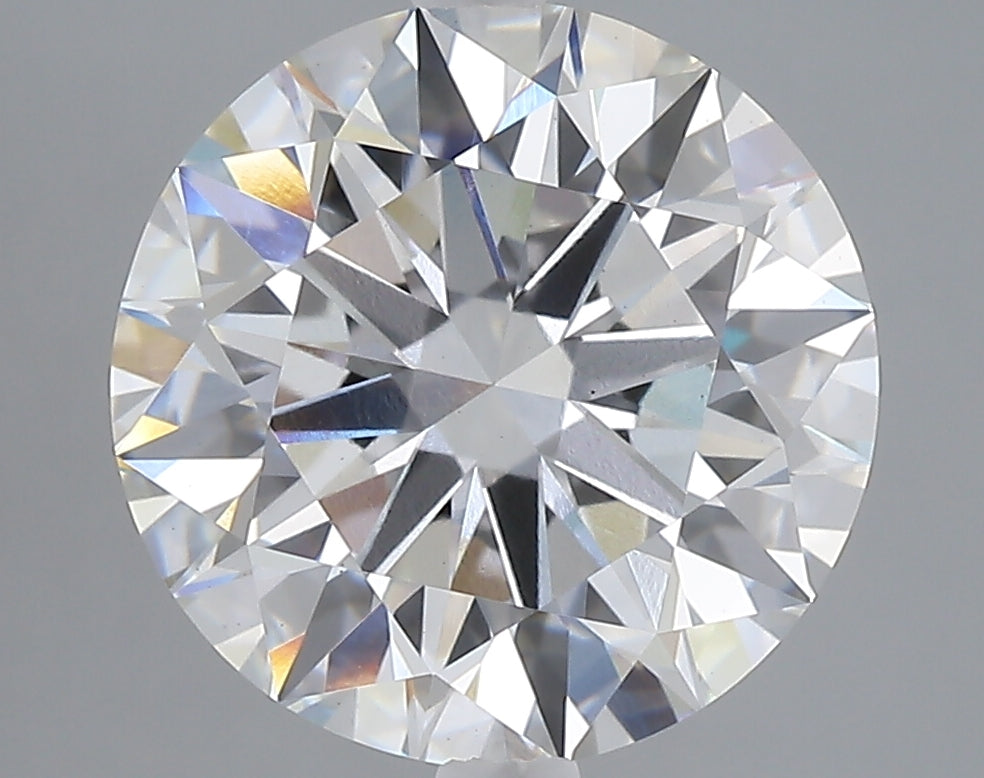 5.20 carat round lab grown diamond E color VS1 clarity