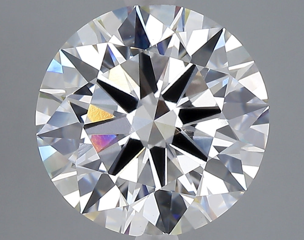 5.02 carat round lab grown diamond F color VS1 clarity