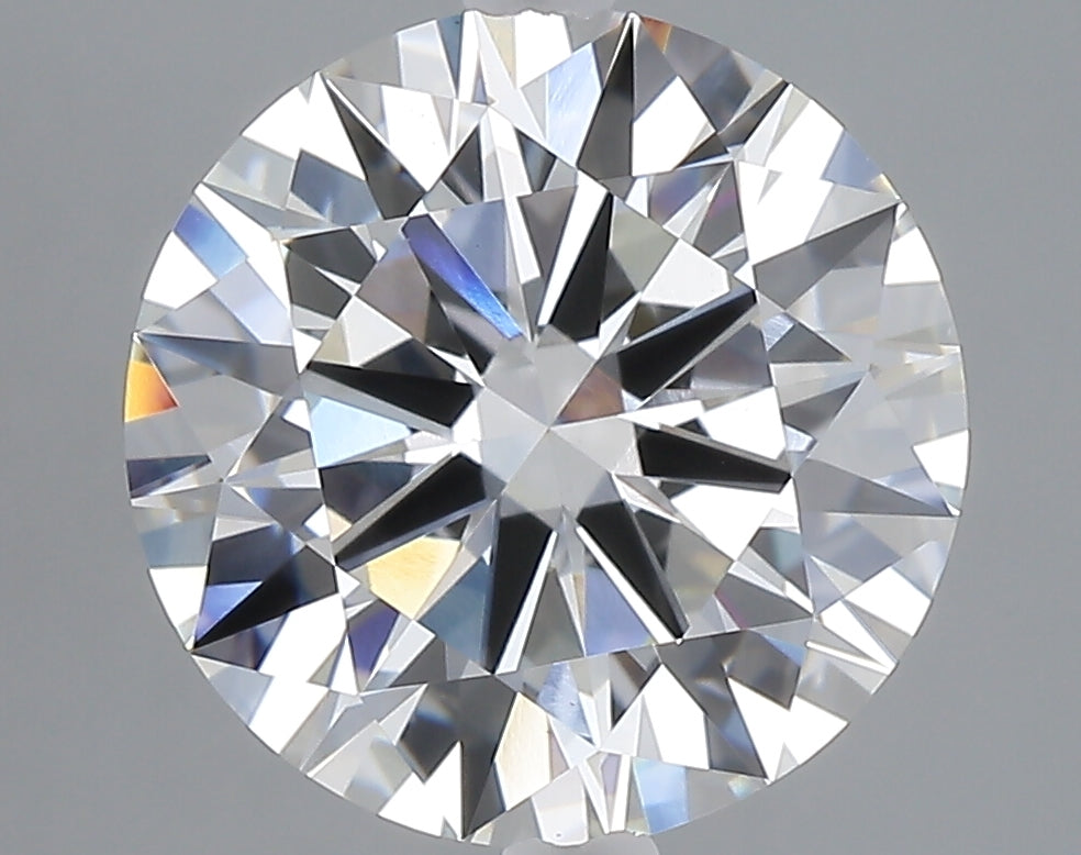 5.00 carat round lab grown diamond F color VS1 clarity