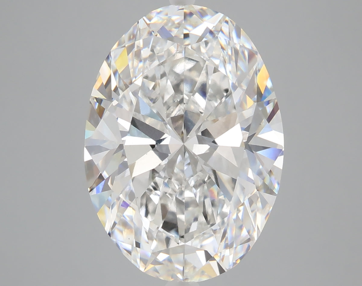 7.28 carat oval lab grown diamond E color VS1 clarity