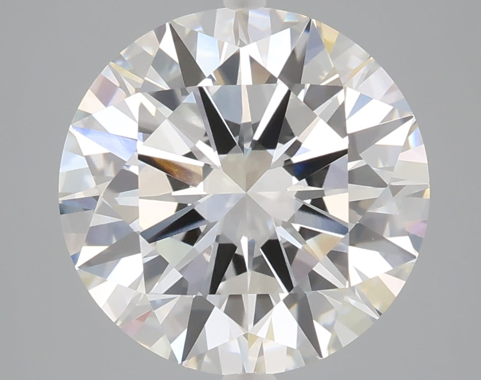 5.00 carat round lab grown diamond F color VVS2 clarity
