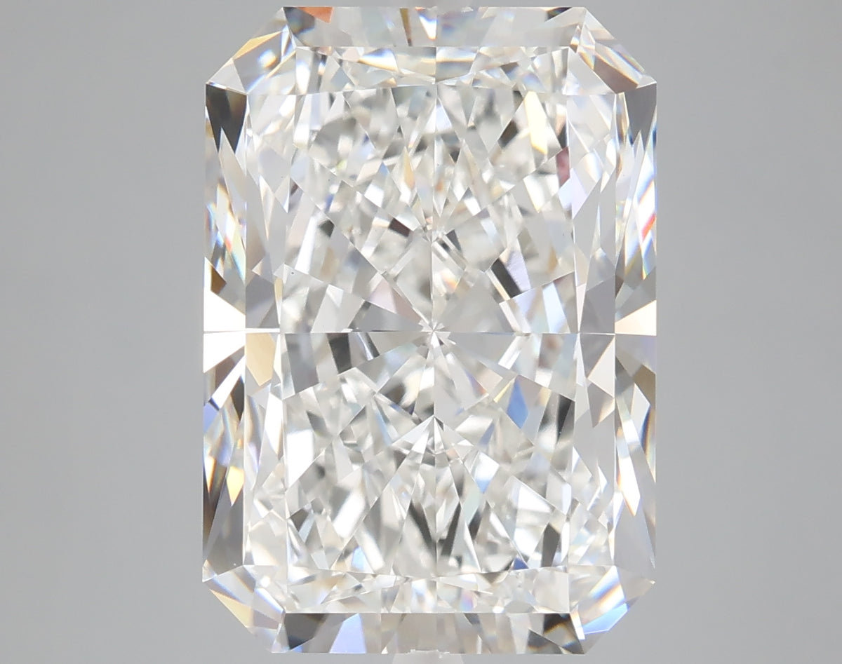 9.01 carat radiant lab grown diamond F color VVS2 clarity
