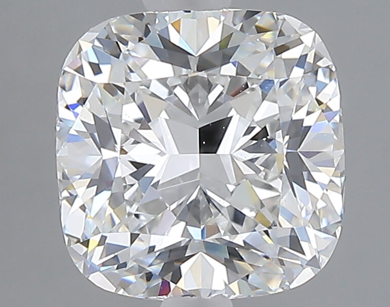 3.10 carat cushion lab grown diamond E color VS1 clarity