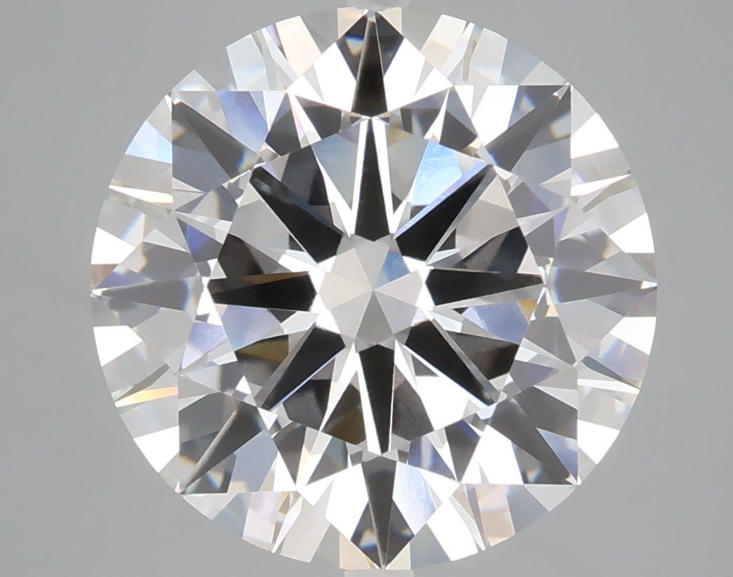 6.54 carat round lab grown diamond E color VVS2 clarity