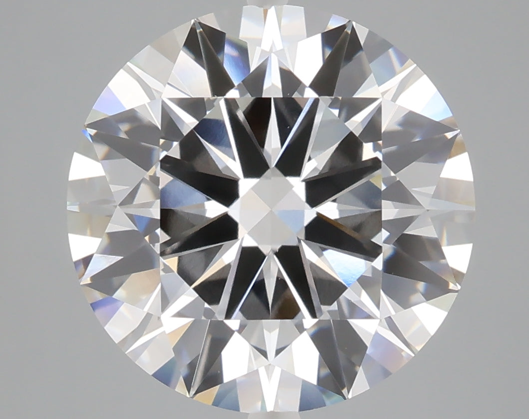 6.79 carat round lab grown diamond E color VS1 clarity