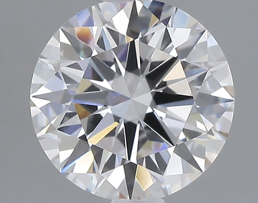 1.50 carat round lab grown diamond D color VVS2 clarity
