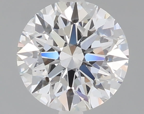 1.07 carat round lab grown diamond D color VVS2 clarity