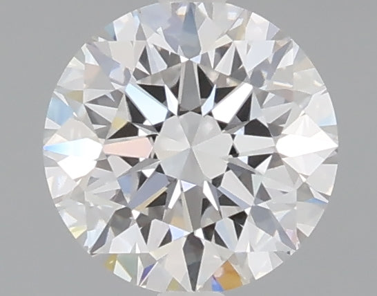 1.02 carat round lab grown diamond D color VVS2 clarity