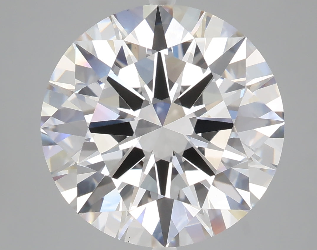 7.05 carat round lab grown diamond E color VS1 clarity