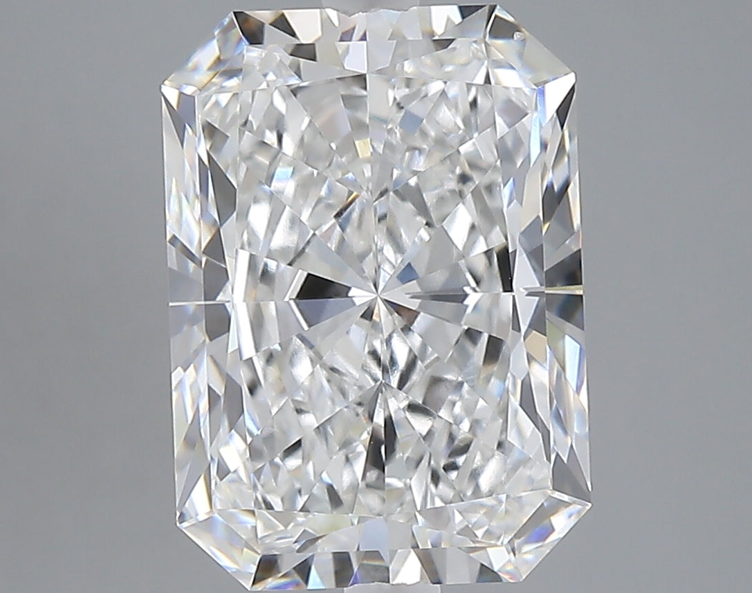 5.01 carat radiant lab grown diamond E color VS1 clarity