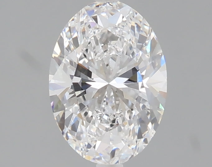 1.02 carat oval lab grown diamond D color VVS2 clarity