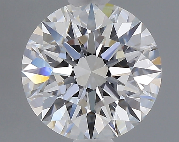 1.07 carat round lab grown diamond D color VVS2 clarity