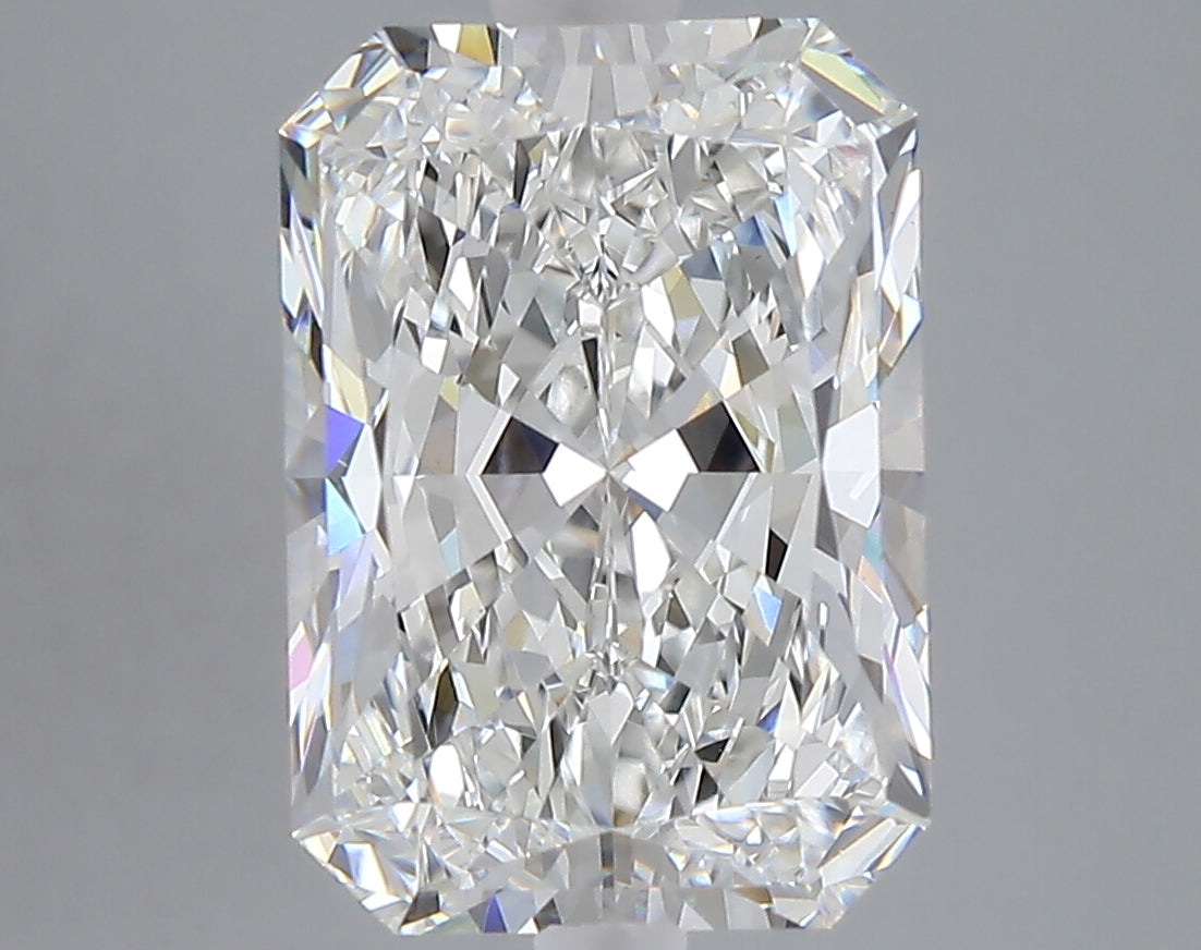 5.09 carat radiant lab grown diamond E color VS1 clarity