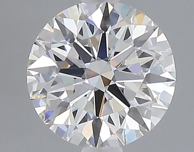 1.51 carat round lab grown diamond F color VVS2 clarity