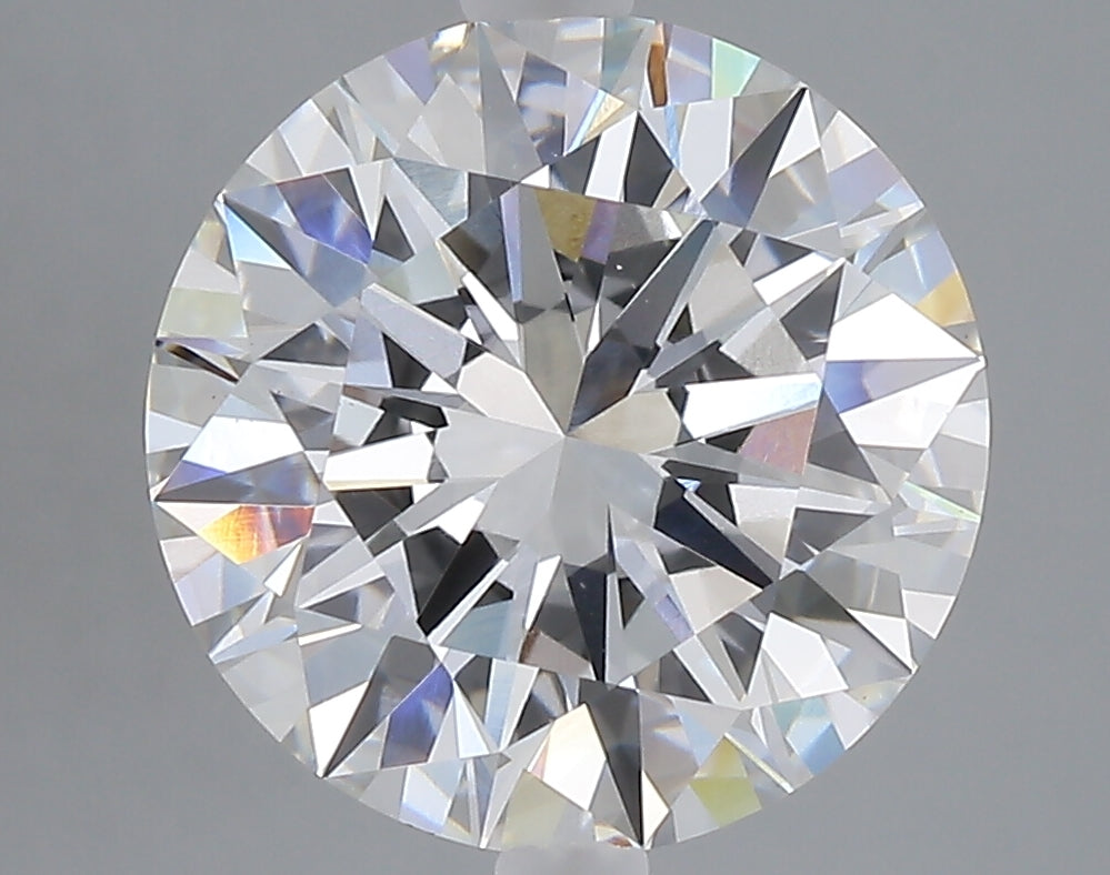 5.02 carat round lab grown diamond E color VS1 clarity