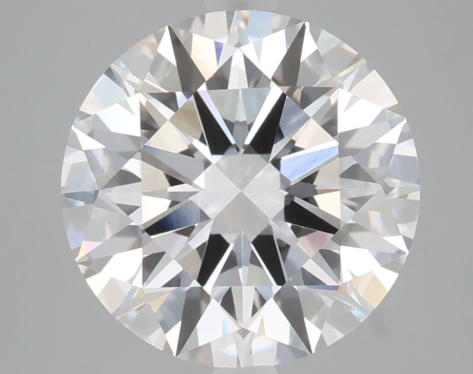 5.09 carat round lab grown diamond E color VVS2 clarity