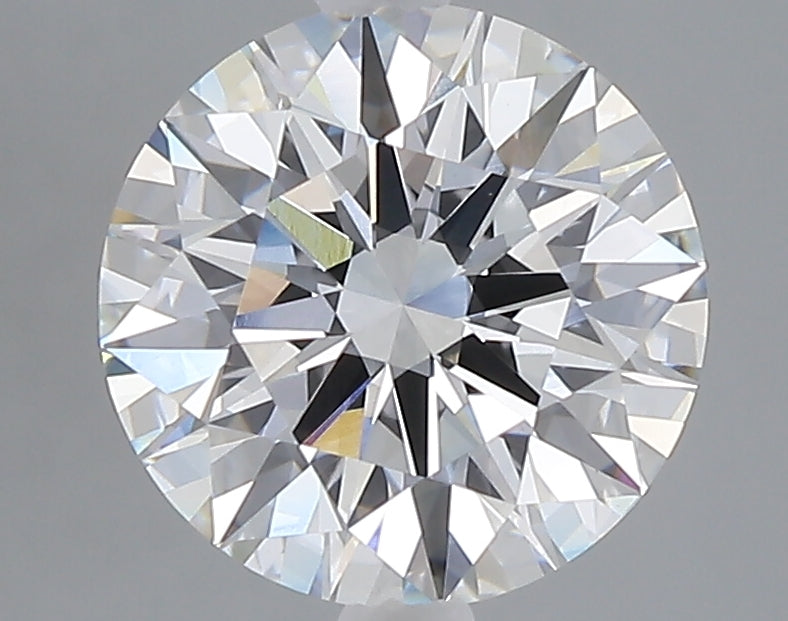 2.57 carat round lab grown diamond E color VVS2 clarity