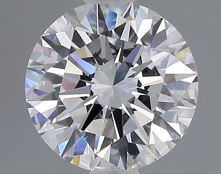 1.04 carat round lab grown diamond D color VVS2 clarity