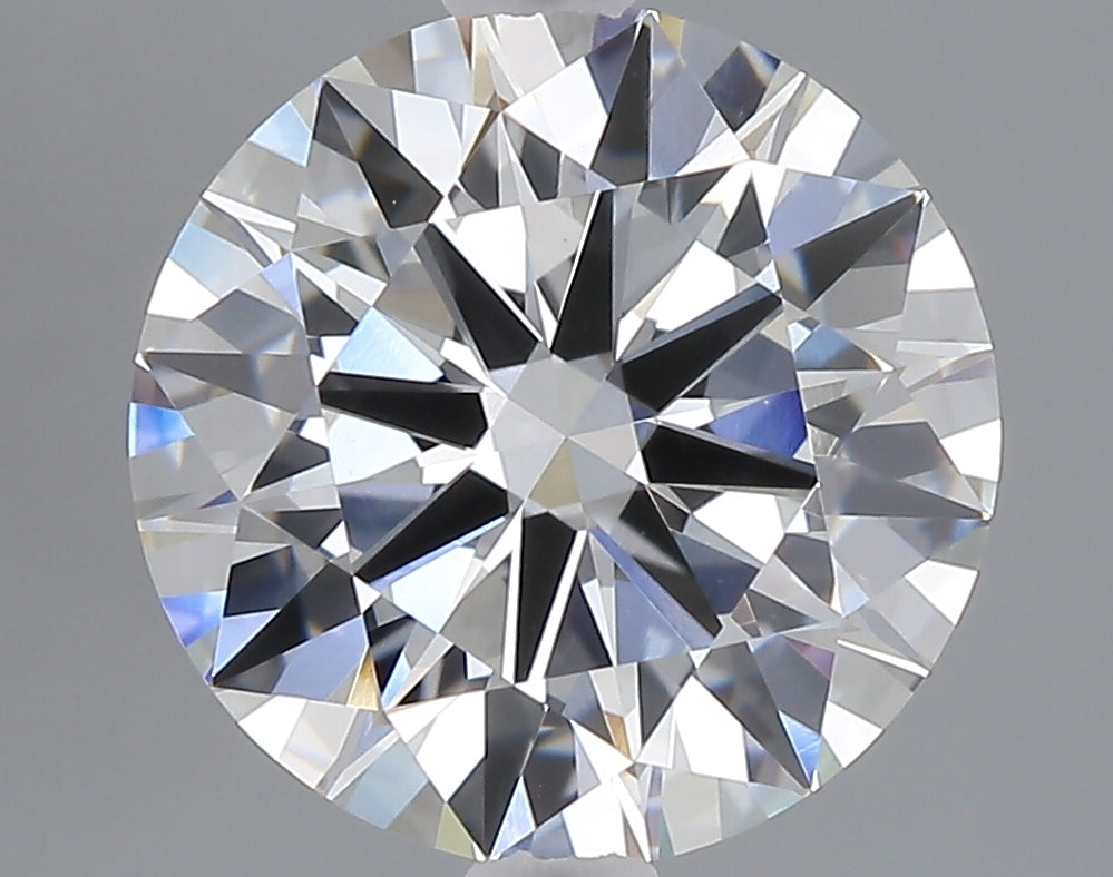 2.51 carat round lab grown diamond F color VS1 clarity