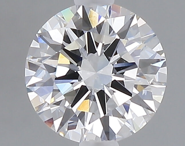 1.36 carat round lab grown diamond D color VVS2 clarity