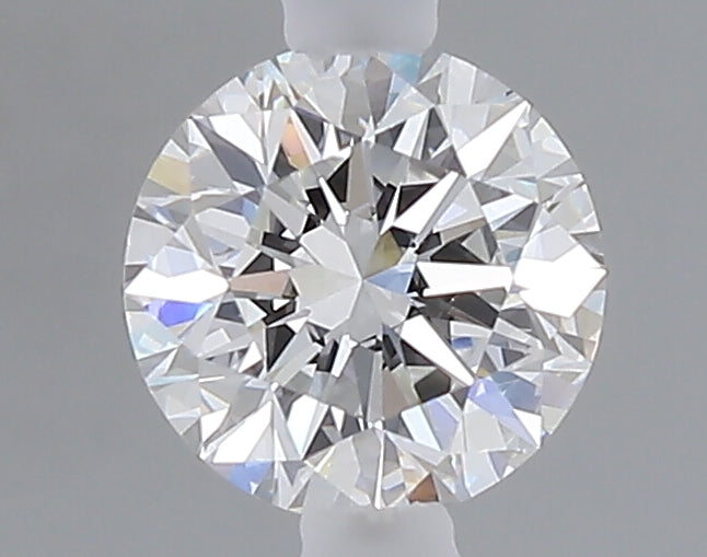 1.01 carat round lab grown diamond D color VVS2 clarity