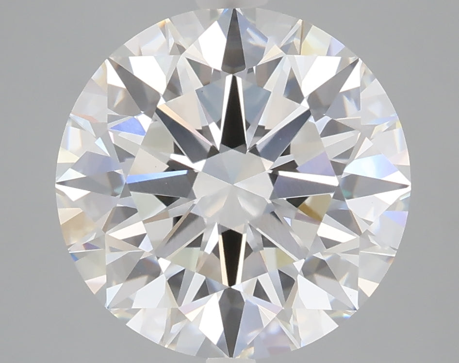 5.10 carat round lab grown diamond E color VVS2 clarity