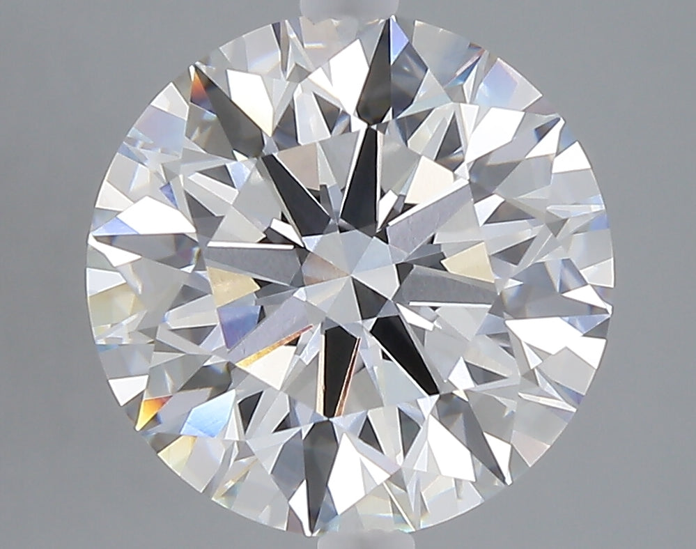 5.06 carat round lab grown diamond F color VVS2 clarity