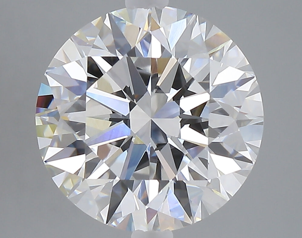 5.10 carat round lab grown diamond E color VVS2 clarity