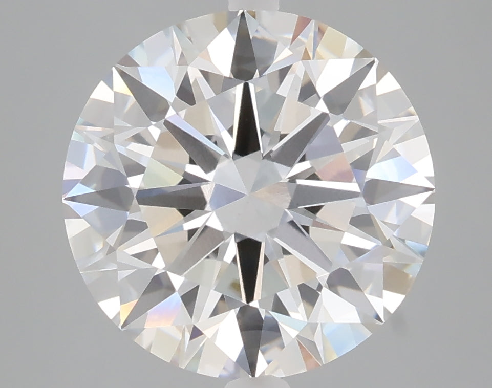 5.00 carat round lab grown diamond E color VVS2 clarity