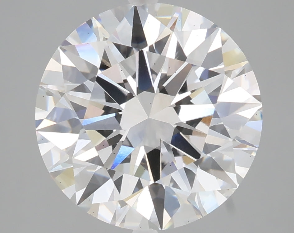 5.09 carat round lab grown diamond E color VS2 clarity