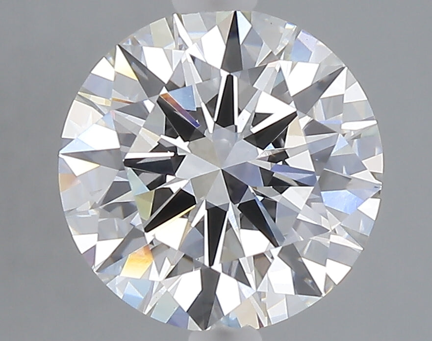 3.20 carat round lab grown diamond F color VVS2 clarity